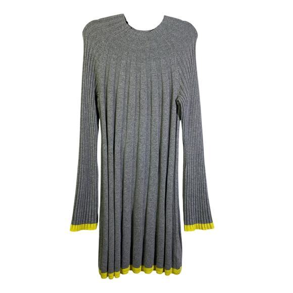 ANTHROPOLOGIE Dress Arsenau Knit Sweater Mini Wool Alpaca Blend Mock Neck - Picture 2 of 13